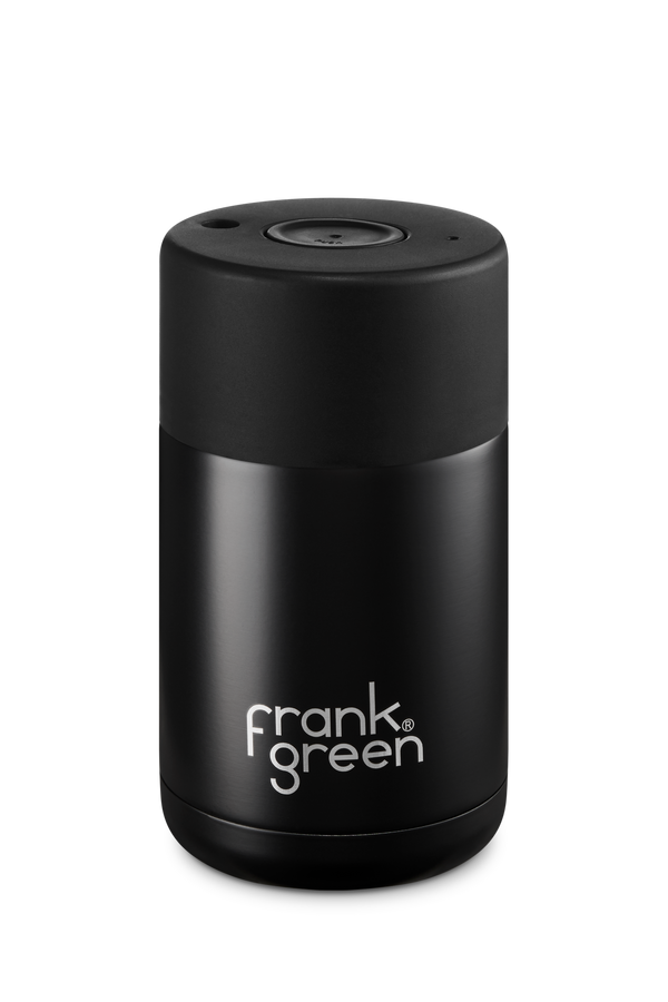Frank Green- Ceramic Reusable Cup Regular 10 oz- Midnight Black