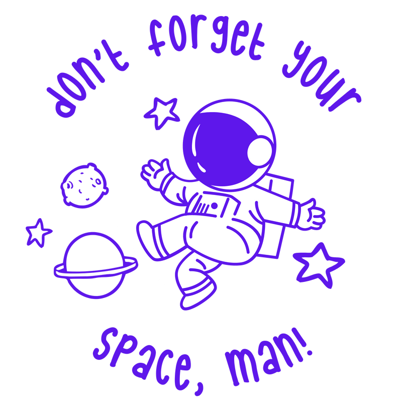 Teaching Stamp- Space Man