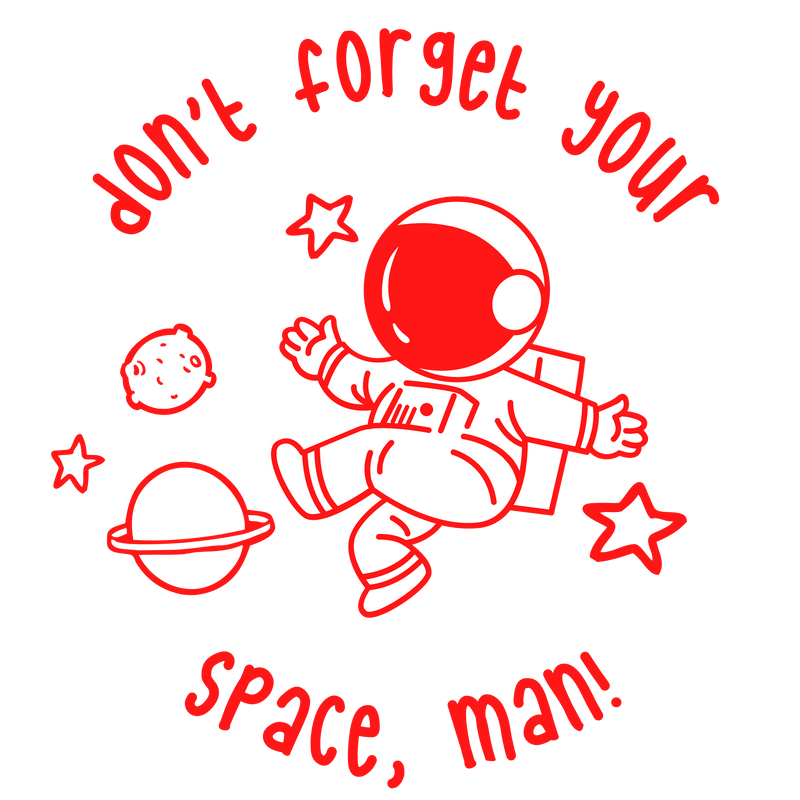 Teaching Stamp- Space Man