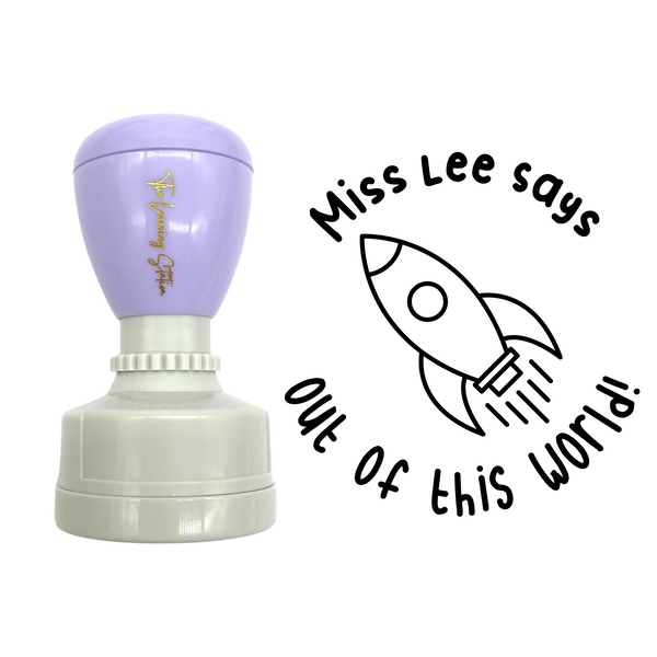 Personalised Teaching Stamp- Out Of This World