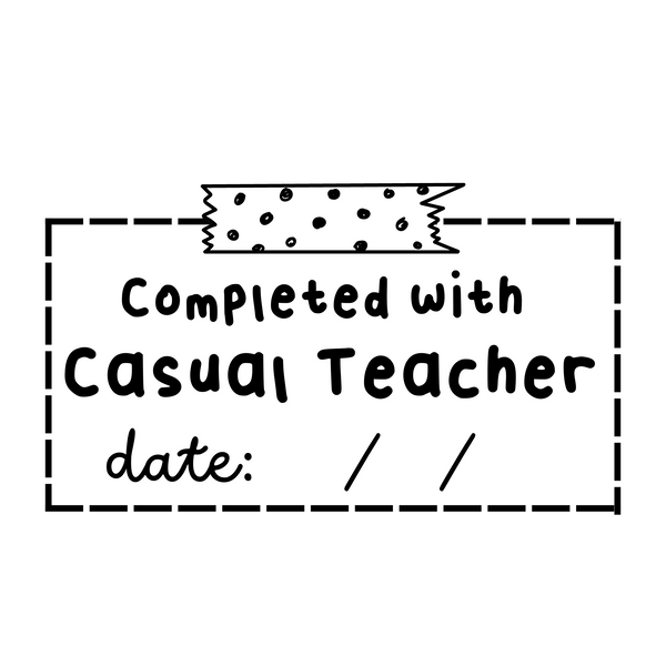 Teaching Stamp - Casual Teacher