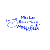 Personalised Teaching Stamp - Purrfect