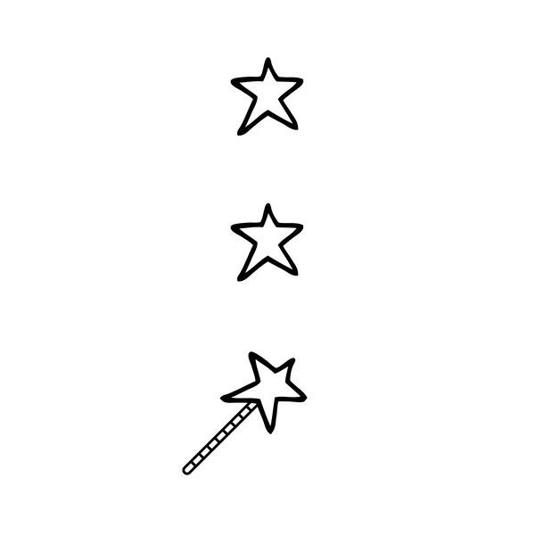 Teaching Stamp - Two Stars and a Wish