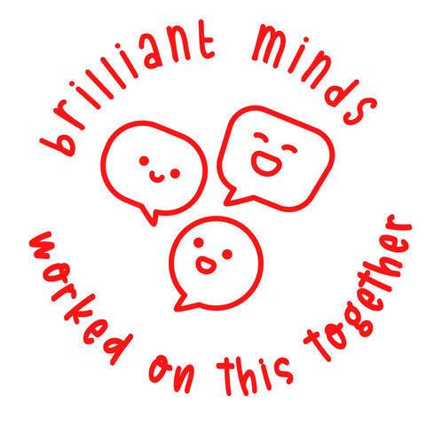 Teaching Stamp- Brilliant Minds Worked On This Together