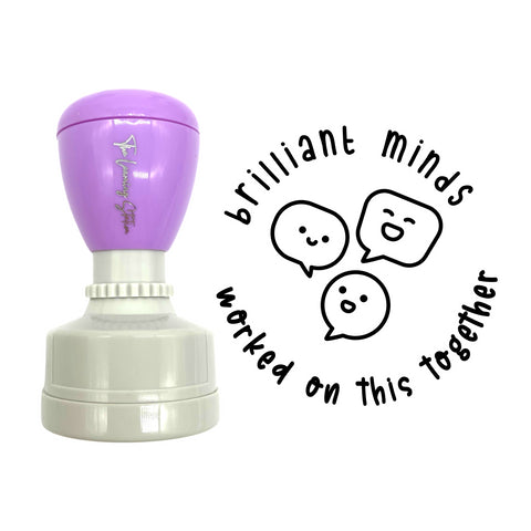 Teaching Stamp- Brilliant Minds Worked On This Together