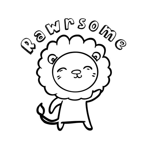 Teaching Stamp- Rawrsome