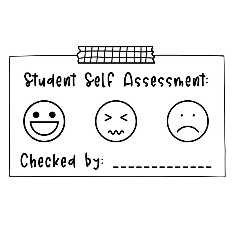 Teaching Stamp - Student Self-assessment