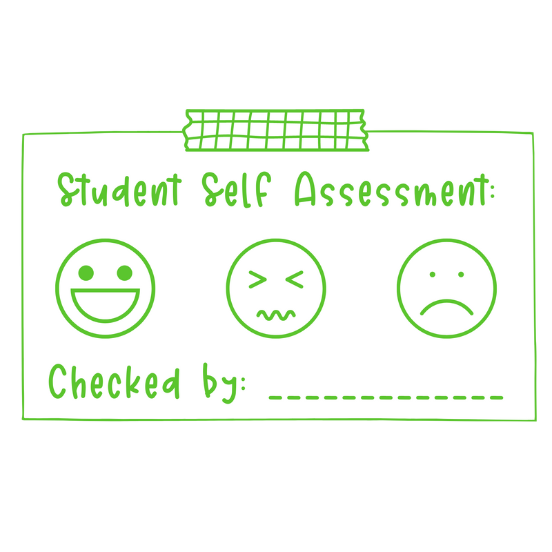 Teaching Stamp - Student Self-assessment