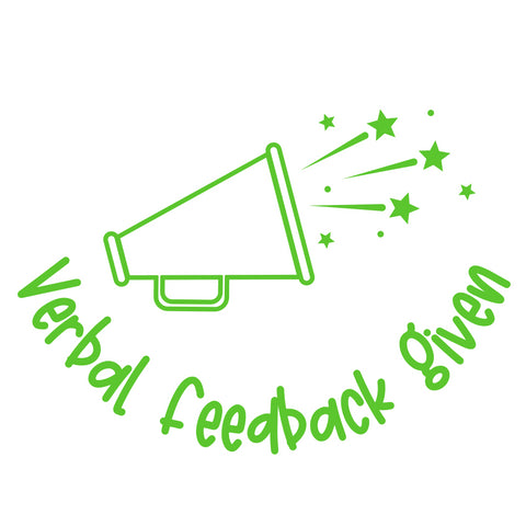 Teaching Stamp- Verbal Feedback Given