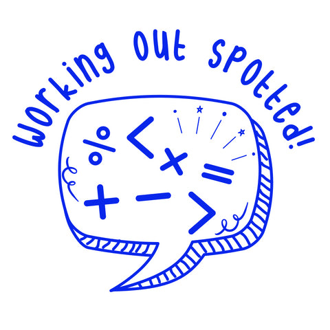 Teaching Stamp- Working Out Spotted