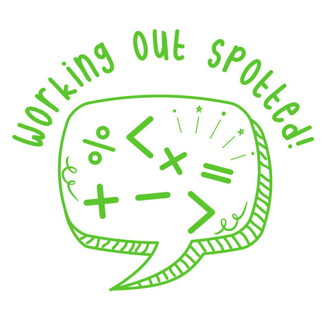 Teaching Stamp- Working Out Spotted