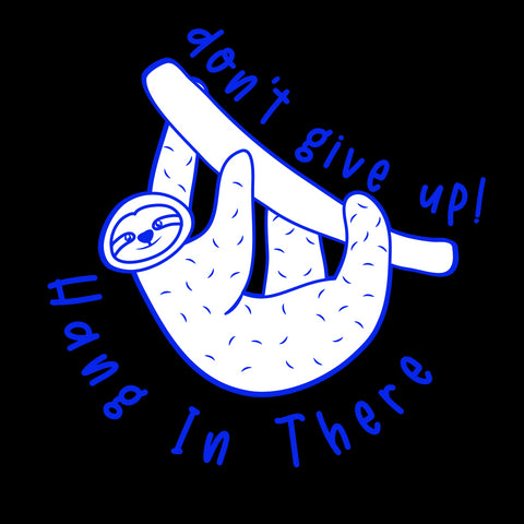 Teaching Stamp- Don't Give Up! Hang In There