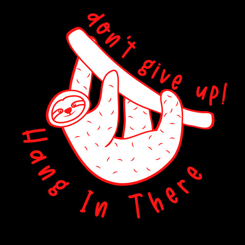 Teaching Stamp- Don't Give Up! Hang In There