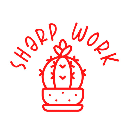 Teaching Stamp- Sharp Work