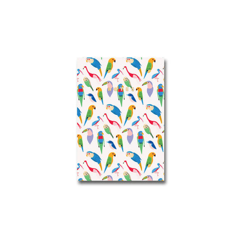 Carolyn Suzuki Notebook - Parrots A6