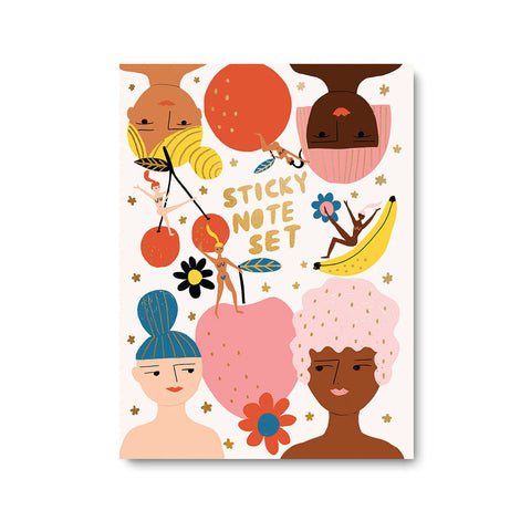 Carolyn Suzuki Sticky Notes Set - Girls