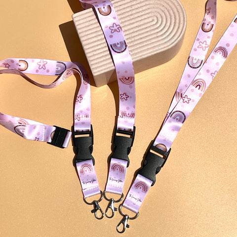Lanyard- Boho Rainbow